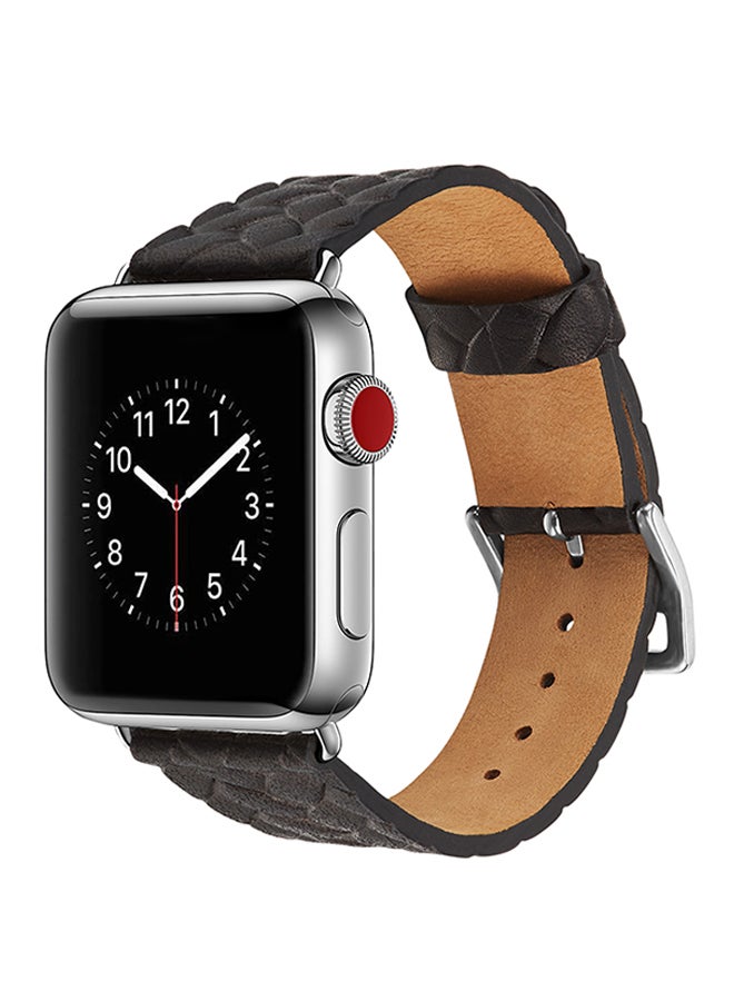 TraMx Replacement Band For Apple Watch Series 1/2/3 38mm Black - Image 2