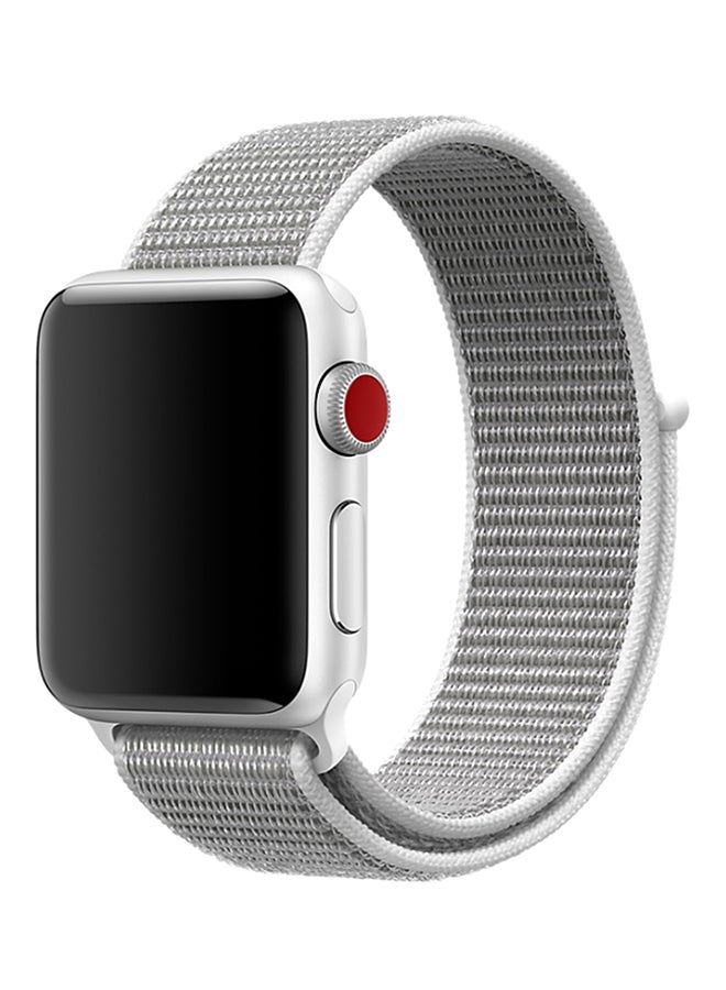 TraMx - Replacement Band For Apple Watch Series 1/2/3 38mm Seashell - Image 1
