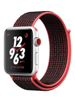 Replacement Band For Apple Watch Series 1/2/3 42mm Red/Black - v1528789173/N15067295A_1