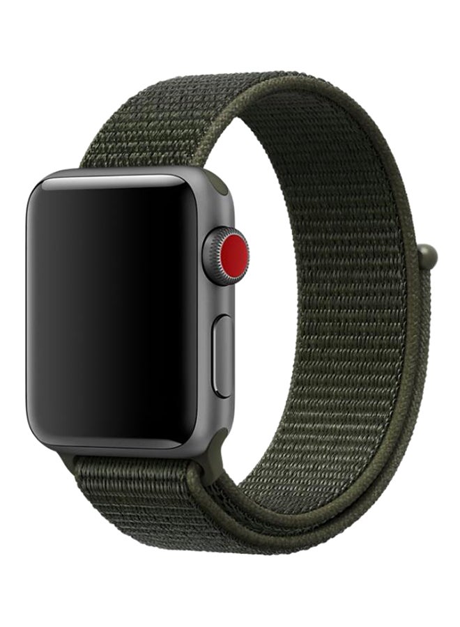 TraMx - Replacement Band For Apple Watch Series 1/2/3 38mm Cargo Khaki - Image 1