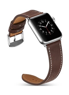 TraMx Replacement Strap For Apple Watch Series 1/2/3 42mm Vintage Brown  - Image 5