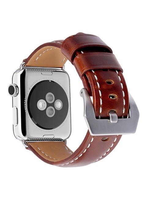 Replacement Band For Apple Watch Series 1/2/3 42mm Brown