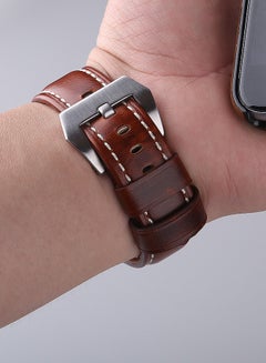 TraMx Replacement Band For Apple Watch Series 1/2/3 42mm Brown  - Image 5