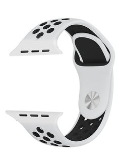 TraMx Replacement Band For Apple Watch Series 1/2/3 38mm White/Black  - Image 5