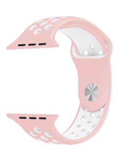 TraMx Replacement Band For Apple Watch Series 1/2/3 38mm Pink/White  - Image 4