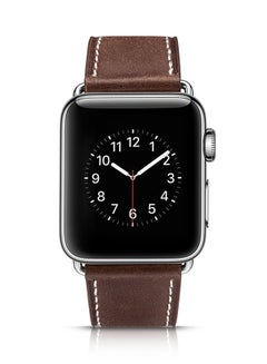 TraMx Replacement Strap For Apple Watch Series 1/2/3 42mm Vintage Brown  - Image 2