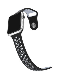 TraMx Replacement Band For Apple Watch Series 1/2/3 38mm Black/Grey  - Image 4