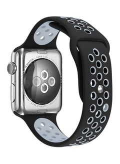 Replacement Band For Apple Watch Series 1/2/3 42mm Black/Grey
