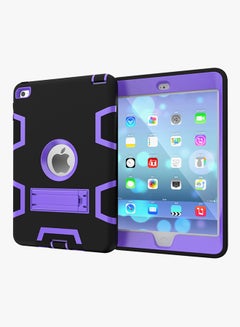 TraMx Protective Case Cover For Apple iPad Mini 4 Black/Purple  - Image 4
