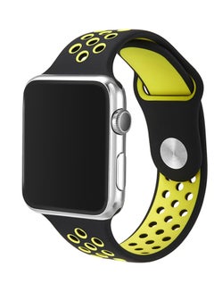 TraMx Replacement Band For Apple Watch Series 1/2/3 42mm Black/Green  - Image 2