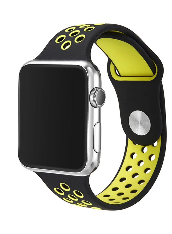 Replacement Band For Apple Watch Series 1/2/3 42mm Black/Green
