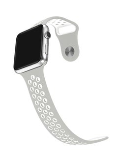 TraMx Replacement Band For Apple Watch Series 1/2/3 38mm Grey/White  - Image 4