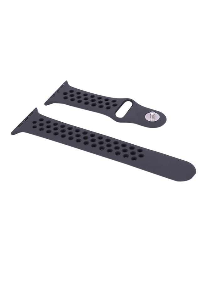 Replacement Band For Apple Watch Series 1/2/3 38mm Black - v1528789411/N15067458A_1