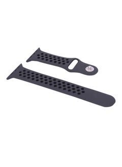 TraMx Replacement Band For Apple Watch Series 1/2/3 38mm Black  - Image 1