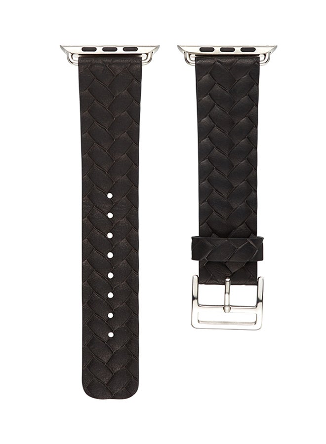 TraMx Replacement Band For Apple Watch Series 1/2/3 38mm Black - Image 1