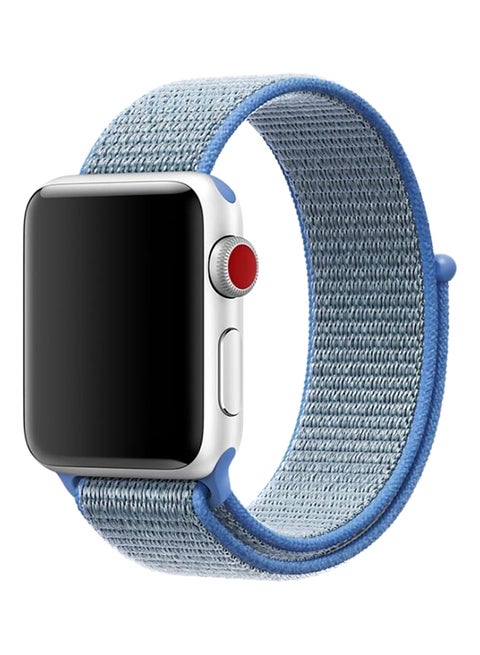 Replacement Band For Apple Watch Series 1/2/3 42mm Tahoe Blue