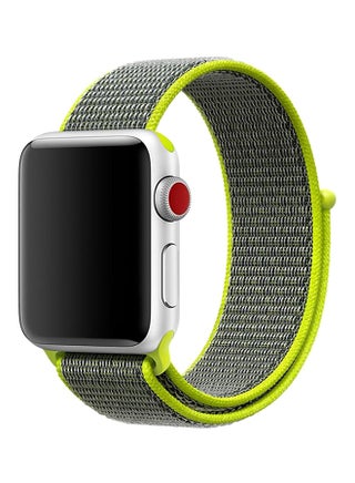 Replacement Band For Apple Watch Series 1/2/3 42mm Grey/Green - v1528789484/N15067289A_1