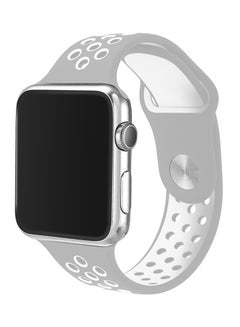TraMx Replacement Band For Apple Watch Series 1/2/3 38mm Grey/White  - Image 2