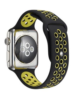 TraMx Replacement Band For Apple Watch Series 1/2/3 42mm Black/Green  - Image 1
