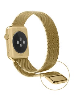 TraMx Replacement Band For Apple Watch Series 1/2/3 42mm Gold  - Image 2