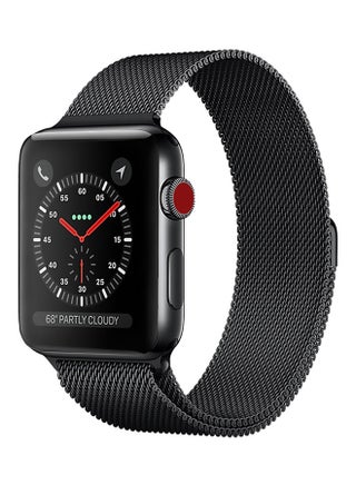 Replacement Band For Apple Watch Series 1/2/3 38mm Black - v1528789576/N15067474A_1