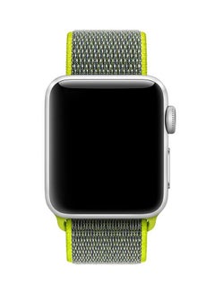 TraMx Replacement Band For Apple Watch Series 1/2/3 42mm Grey/Green  - Image 2