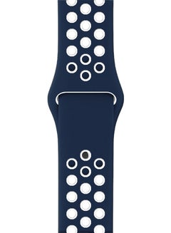 Replacement Band For Apple Watch Series 1/2/3 42-44mm Blue/White - v1528789601/N15067385A_6