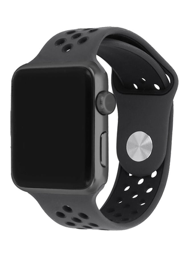 Replacement Band For Apple Watch Series 1/2/3 38mm Black - v1528789613/N15067458A_2