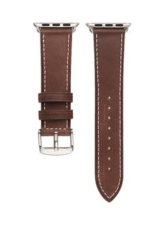 TraMx Replacement Strap For Apple Watch Series 1/2/3 42mm Vintage Brown  - Image 1