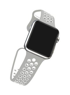 TraMx Replacement Band For Apple Watch Series 1/2/3 38mm Grey/White  - Image 3