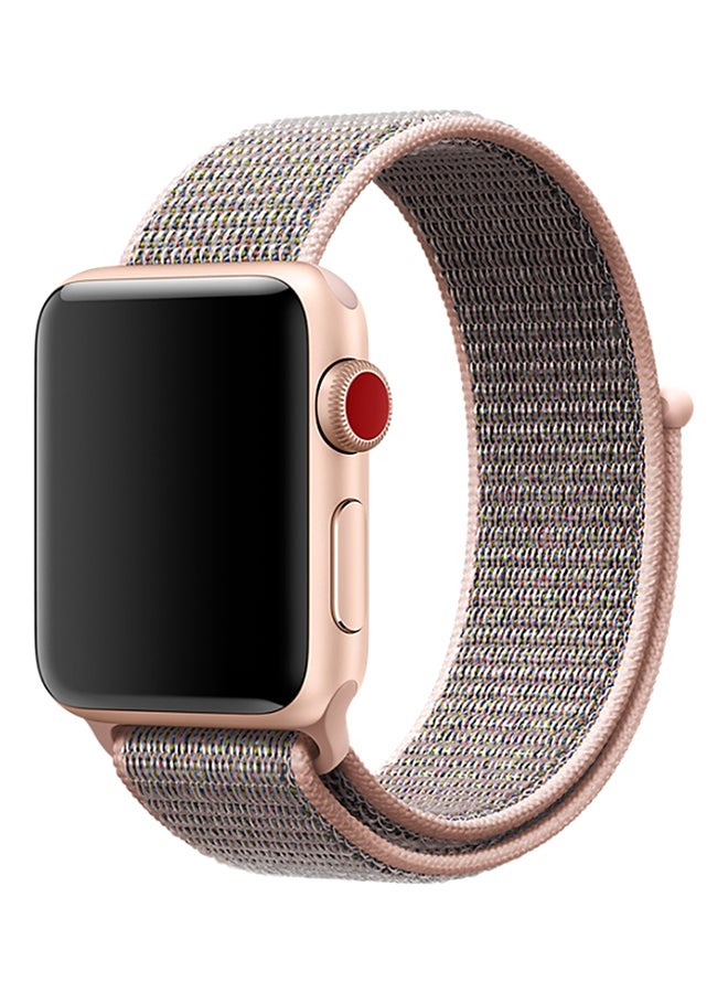 TraMx - Replacement Band For Apple Watch Series 1/2/3 42mm Pink Sand - Image 1
