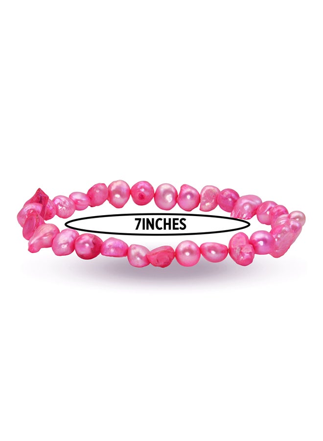 Vera Perla - Pearls Elastic Bracelet - Image 1