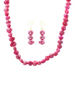 Vera Perla Set of 2 Pearl Beads Necklace and Earrings  - Image 1