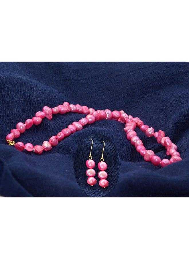 Vera Perla Set of 2 Pearl Beads Necklace and Earrings  - Image 4