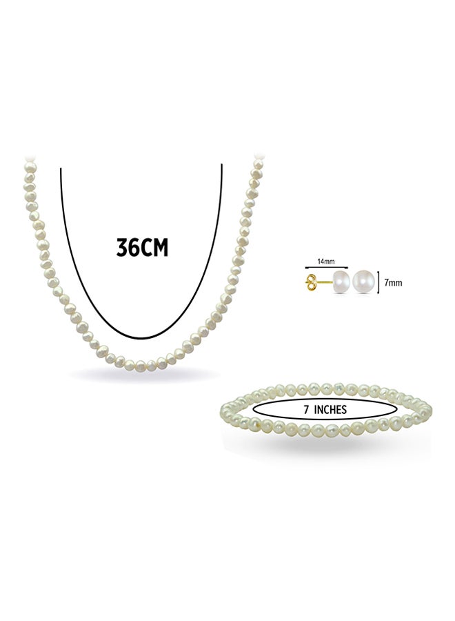Vera Perla - Pearls Jewellery Set - Image 1