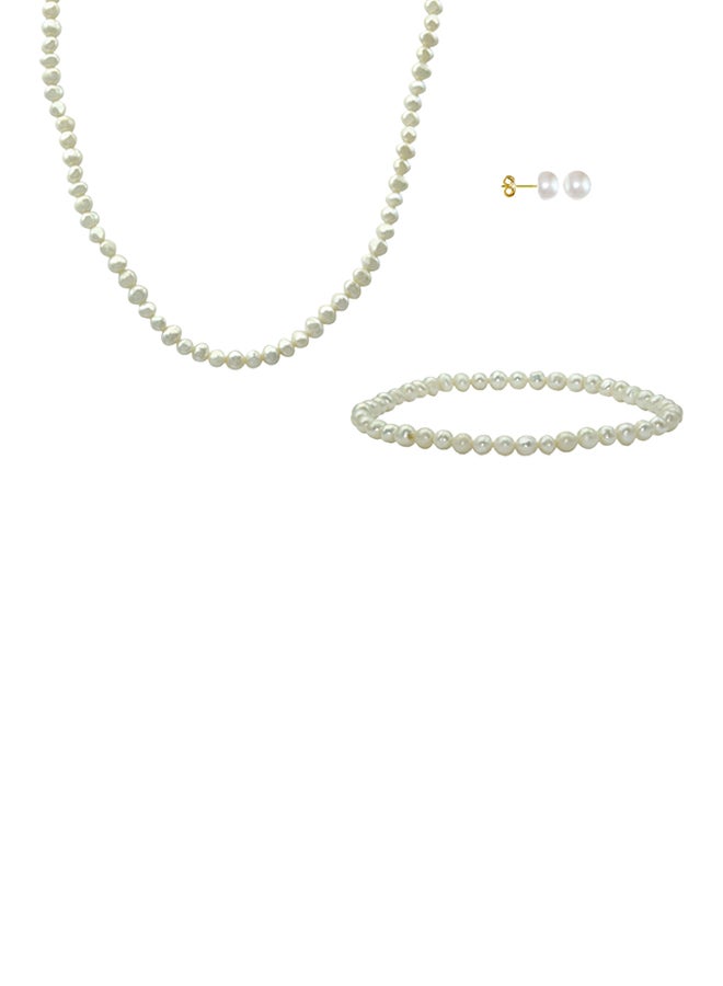 Vera Perla - Pearls Jewellery Set - Image 1