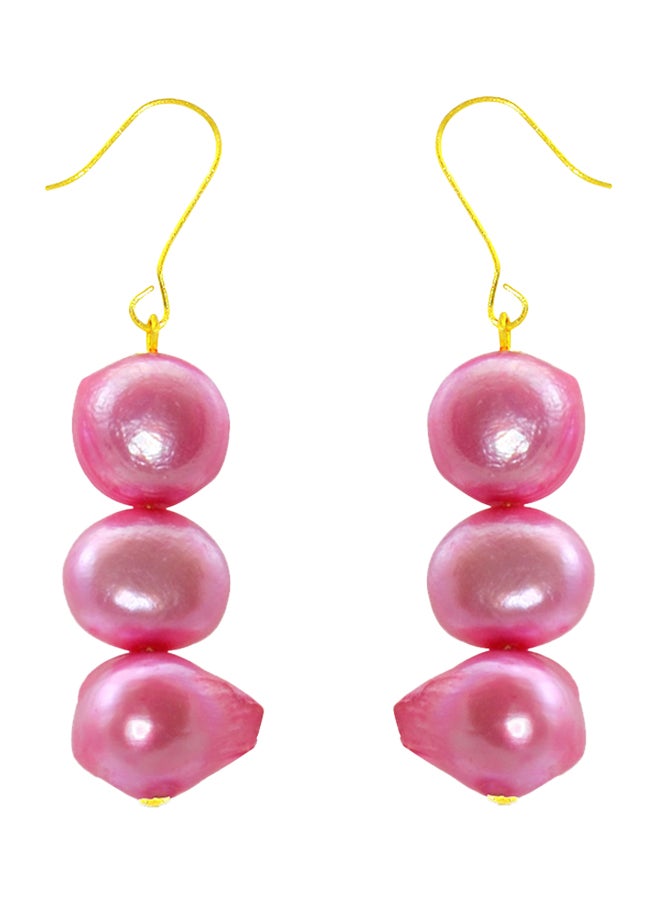 Vera Perla 10 Karat Gold With Pearls Earrings - Image 1