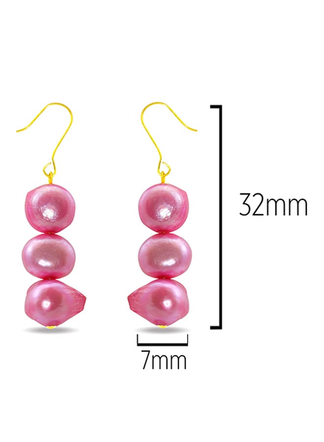Vera Perla 10 Karat Gold With Pearls Earrings - Image 2