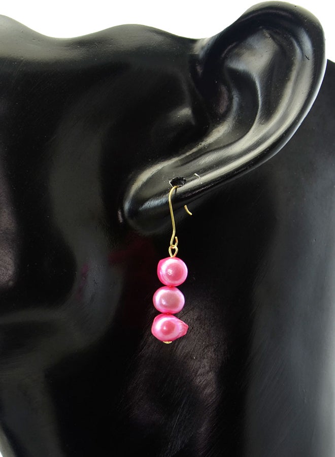 Vera Perla 10 Karat Gold With Pearls Earrings - Image 3