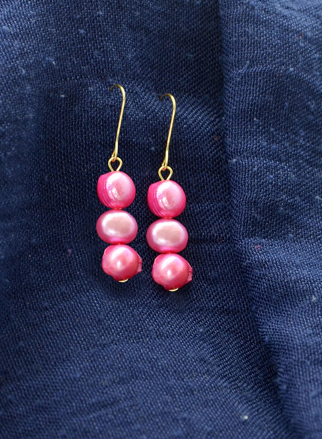 Vera Perla 10 Karat Gold With Pearls Earrings - Image 4