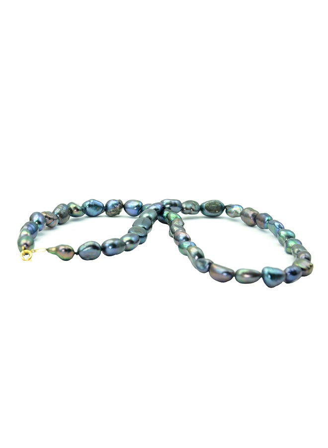 فيرا بيرلا قلادة من الذهب عيار 10 قراريط مرصعة بحبيبات اللؤلؤ - Image 2