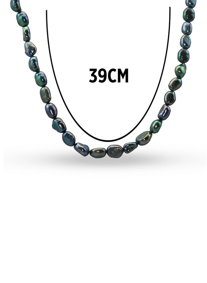 فيرا بيرلا قلادة من الذهب عيار 10 قراريط مرصعة بحبيبات اللؤلؤ - Image 3