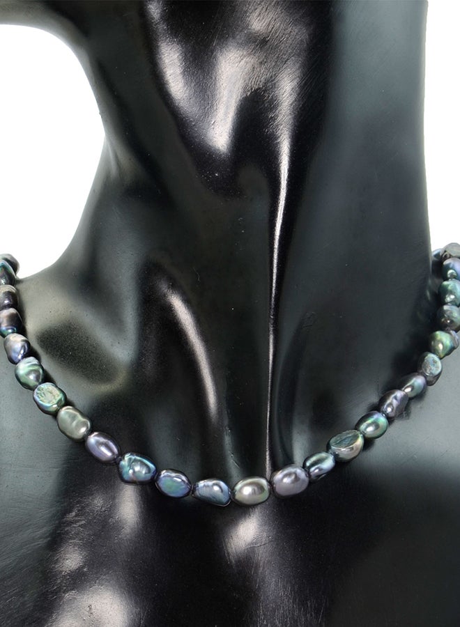 فيرا بيرلا قلادة من الذهب عيار 10 قراريط مرصعة بحبيبات اللؤلؤ - Image 4