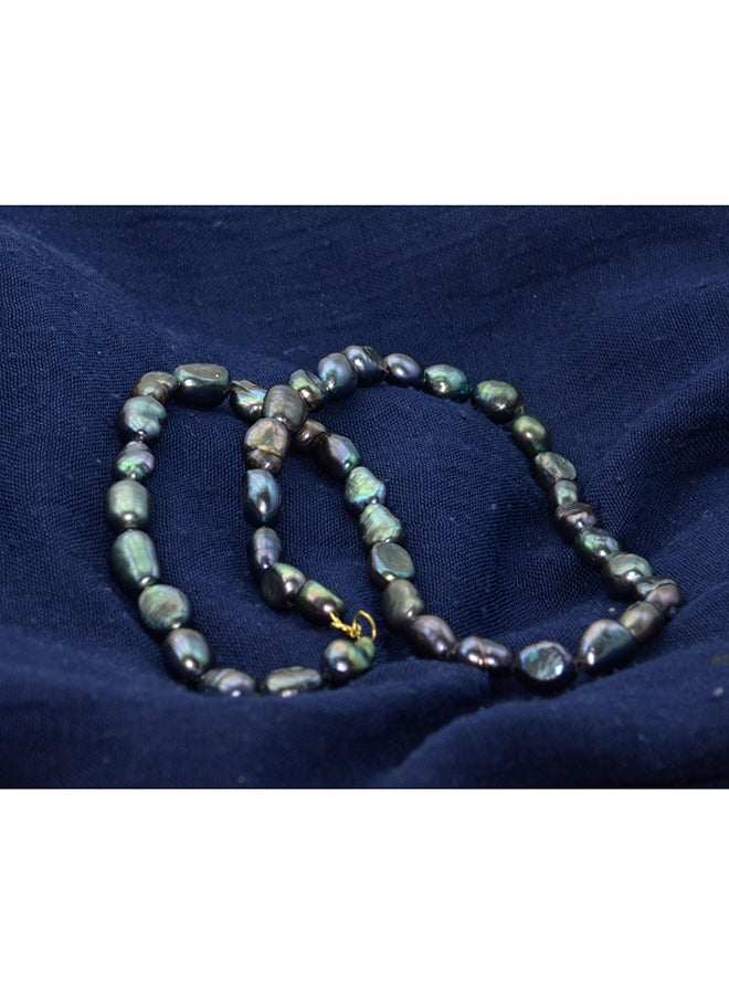 فيرا بيرلا قلادة من الذهب عيار 10 قراريط مرصعة بحبيبات اللؤلؤ - Image 5