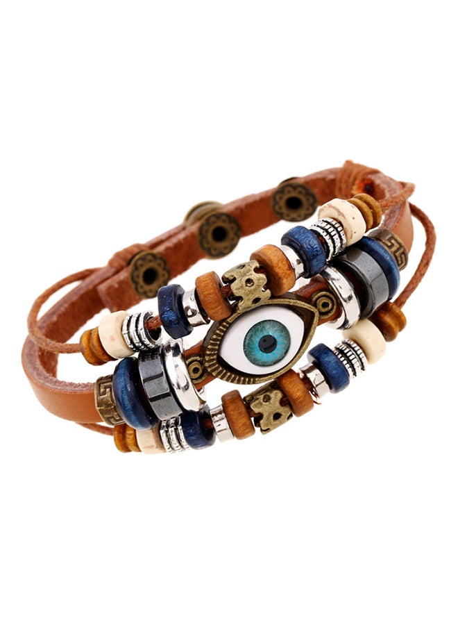 Eye Design Multi Strand Bracelet
