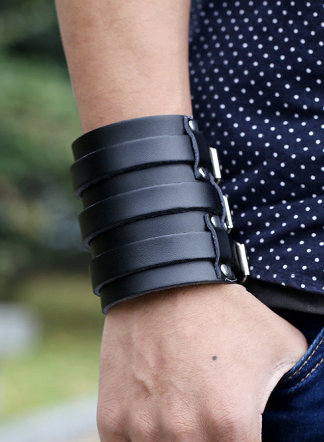 Leather Cuff Bracelet  - Image 2