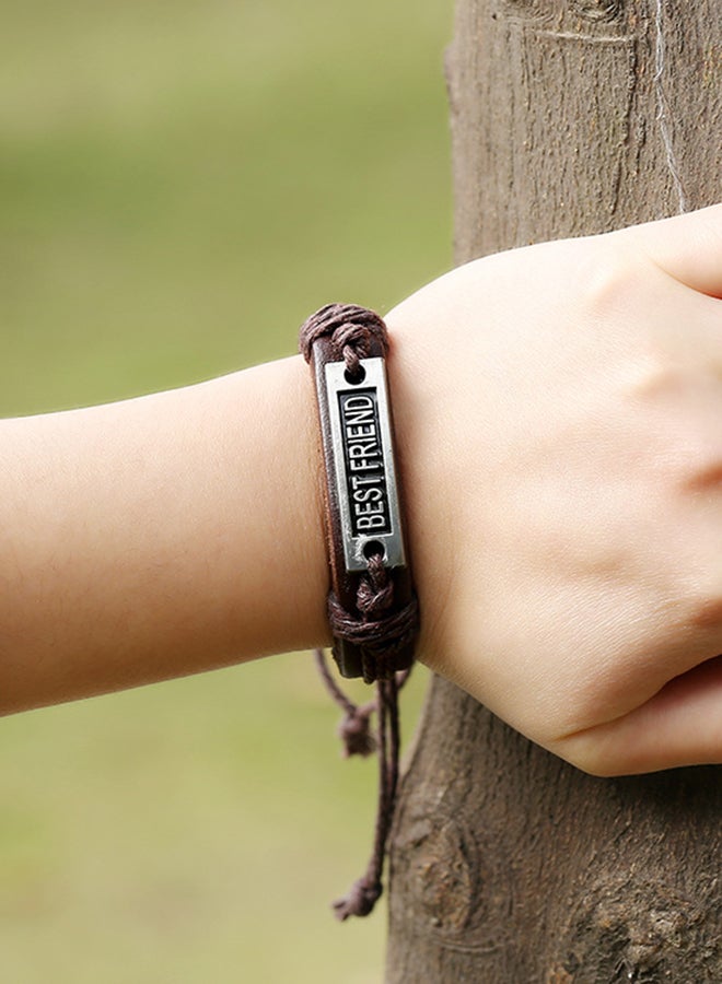 Leather Best Friend Vintage Bracelet - Image 3