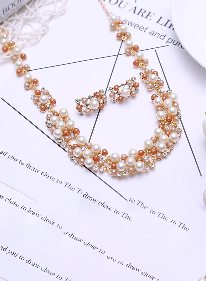 Pearl Embellished Jewelery Set  - Image 4