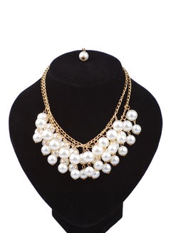 Multilayer Pearl Bib Necklace