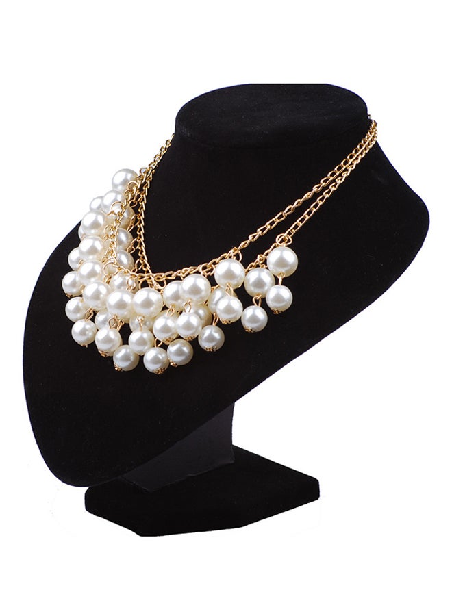 Generic - Multilayer Pearl Bib Necklace - Image 1